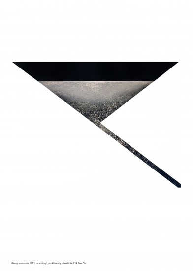 Goniąc marzenia | miedzioryt punktowany, akwatinta | 76x56cm | 2002
